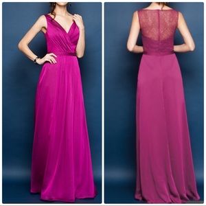 Belsoie Tiffany Chiffon Floor Length